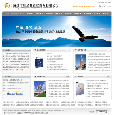 丰源企业管理咨询网站建设案例解析 成都企业网站建设的创新探索